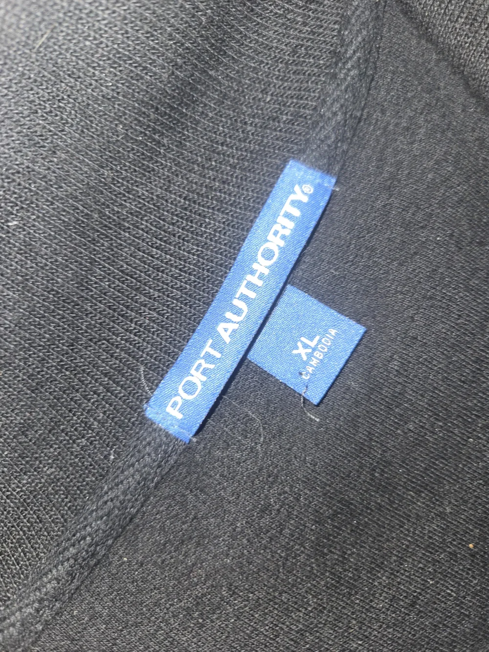Port Authority Black Quarter-Zip Pullover